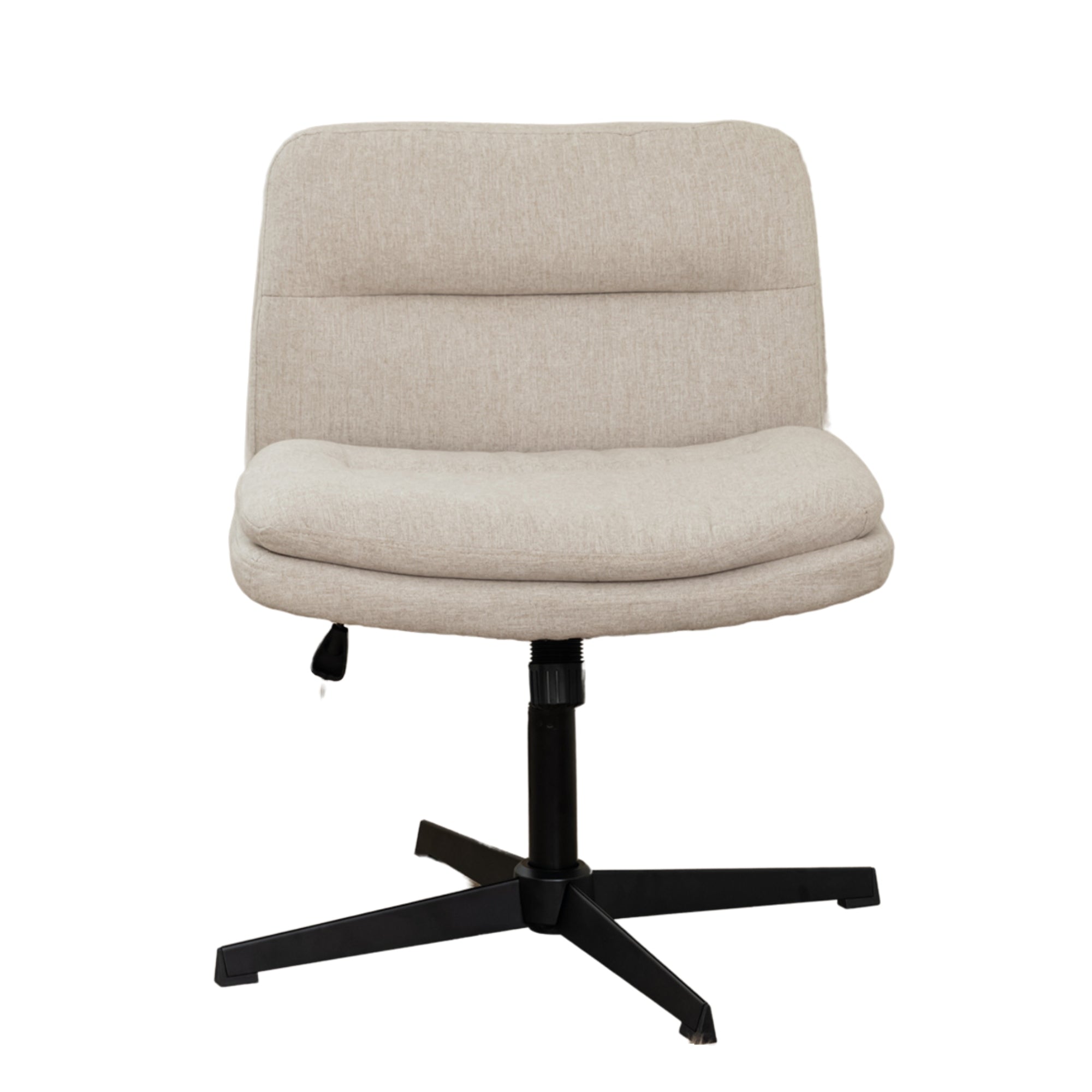 Alintoner Stylish Adjustable Office Chair, Beige, Comfortable Seat for Home & Office-HOMY CASA