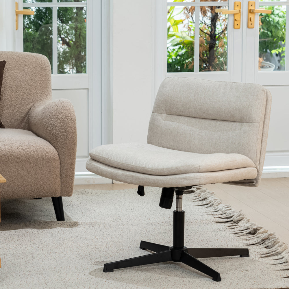Fabric Modern Upholstered Swivel Executive Chair Ergonomic Task Chai