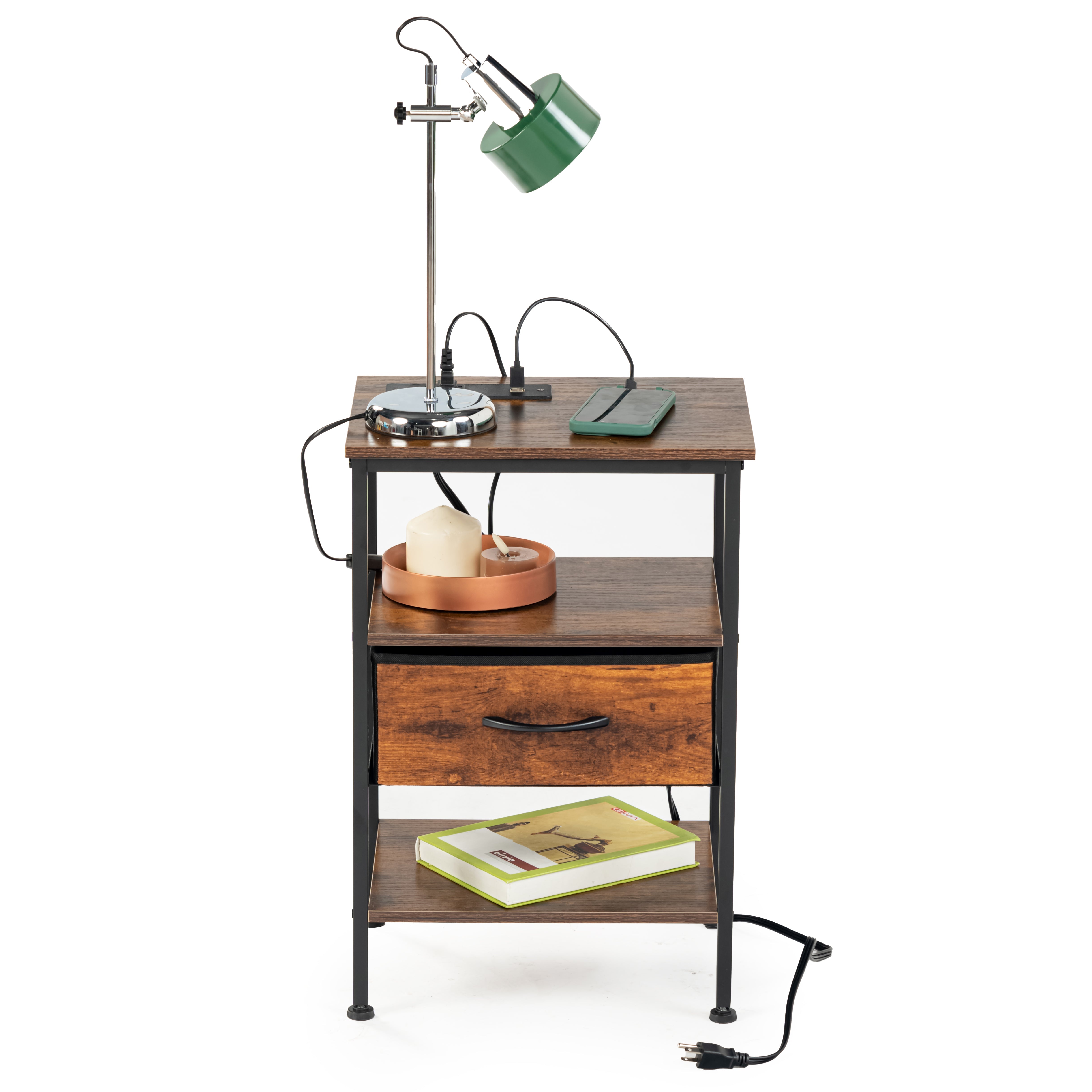 anby-crimson-2-piece-end-table-with-charging-station-fabric-drawer