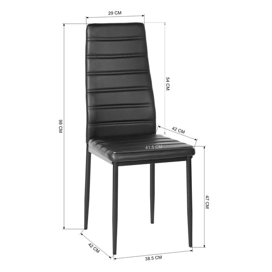 Ann Stylish Dining Chairs,  For Kitchen & Dining Room-HOMY CASA