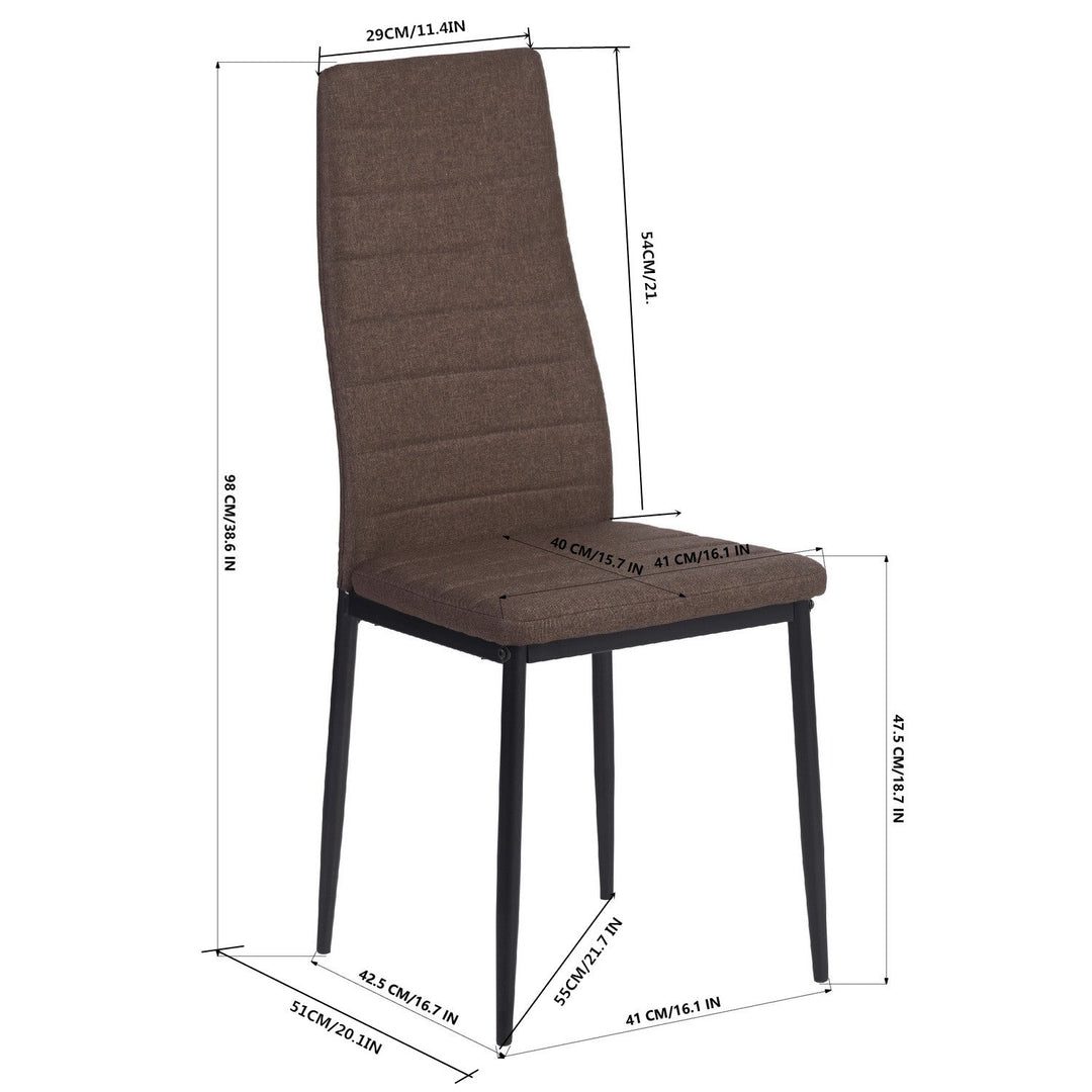 Ann Stylish Dining Chairs,  For Kitchen & Dining Room-HOMY CASA