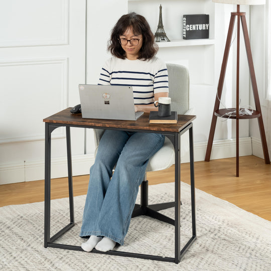 Ascoli Foldable Work Table – Space-Saving & Sturdy Design