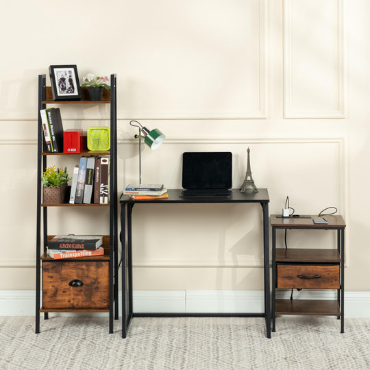 Ascoli Foldable Work Table – Space-Saving & Sturdy Design
