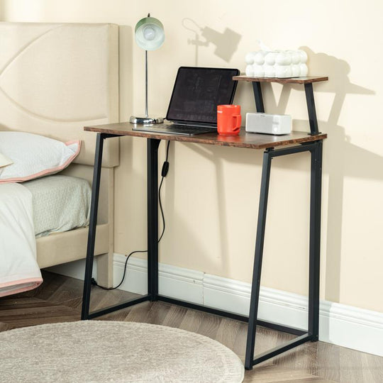 Ascoli Foldable Work Table – Space-Saving & Sturdy Design