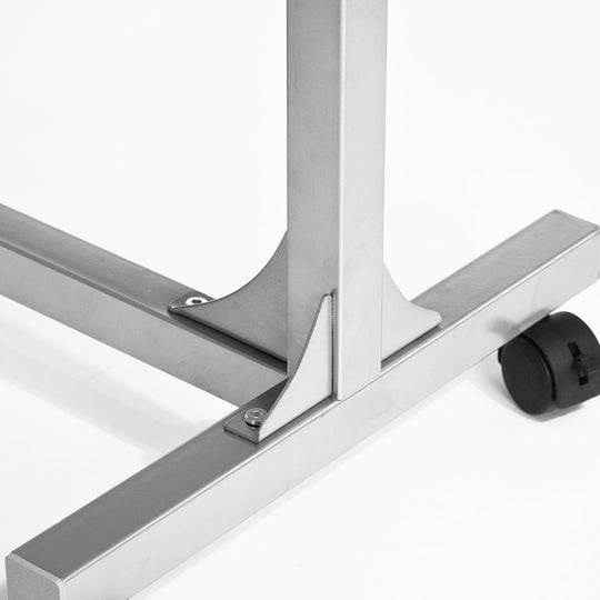 Computer Desk Laptop Ivory Width 18.9 in. Table Adjustable - HomyCasa