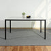 Brandt Wooden Dining Table with Metal Legs - HOMY CASA
