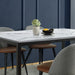 55''/59'' Dining Table with Metal Legs - Homy Casa - HomyCasa