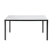 55''/59'' Dining Table with Metal Legs - Homy Casa - HomyCasa
