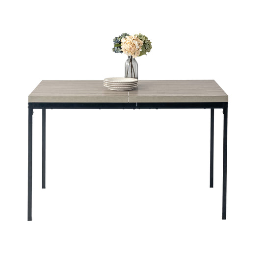 Cajon Modern wooden Dining Table, Stylish and Functional-HOMY CASA 