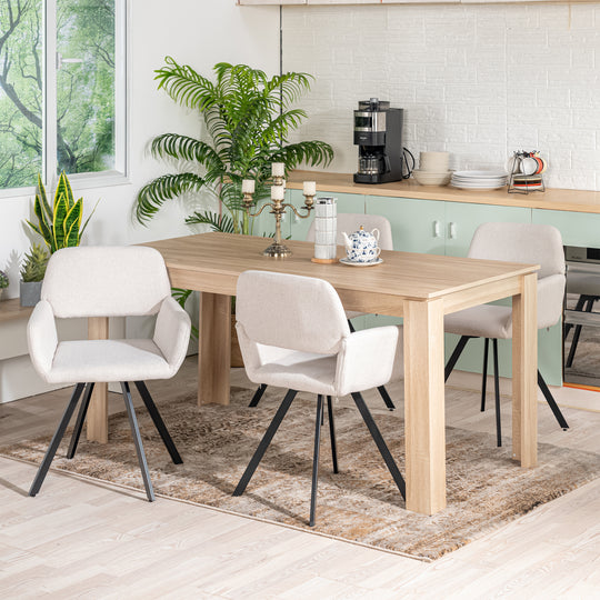 California Cozy home Swivel Dining Chair-HOMY CASA