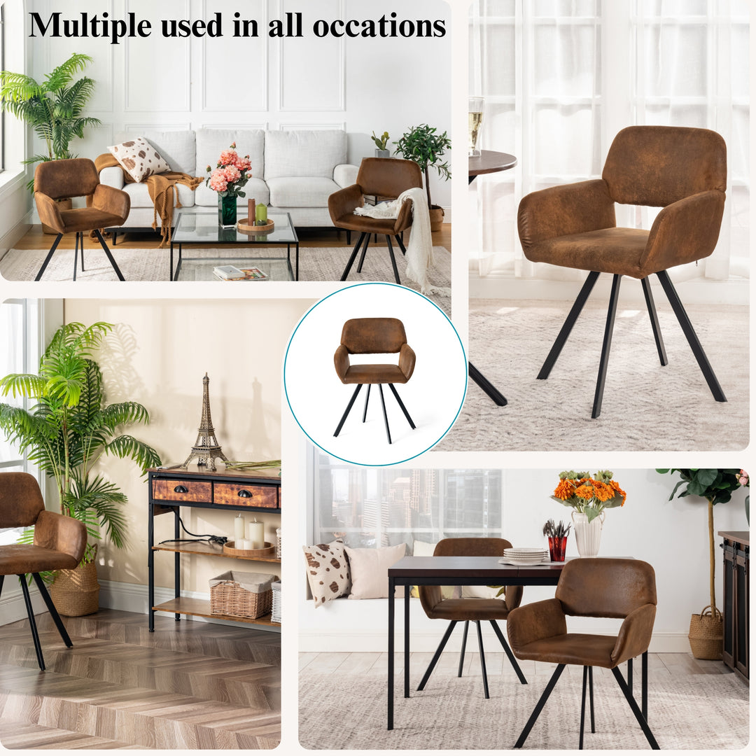 California Cozy home Swivel Dining Chair-HOMY CASA