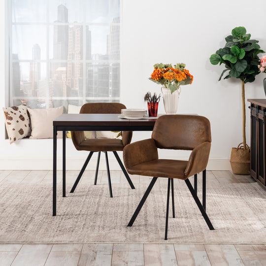 California Cozy home Swivel Dining Chair-HOMY CASA