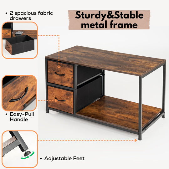 Carlin 2-Tier Coffee Table