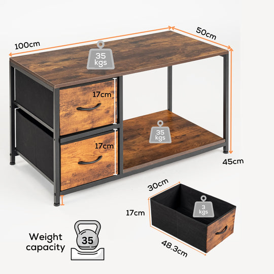 Carlin 2-Tier Coffee Table