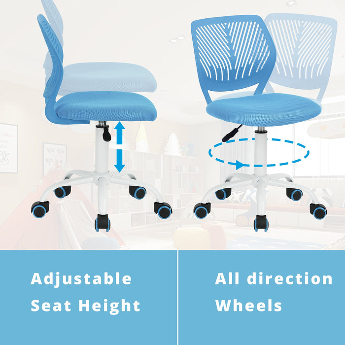 Carnation PP Backrest Office Chair - Stylish & Durable Design