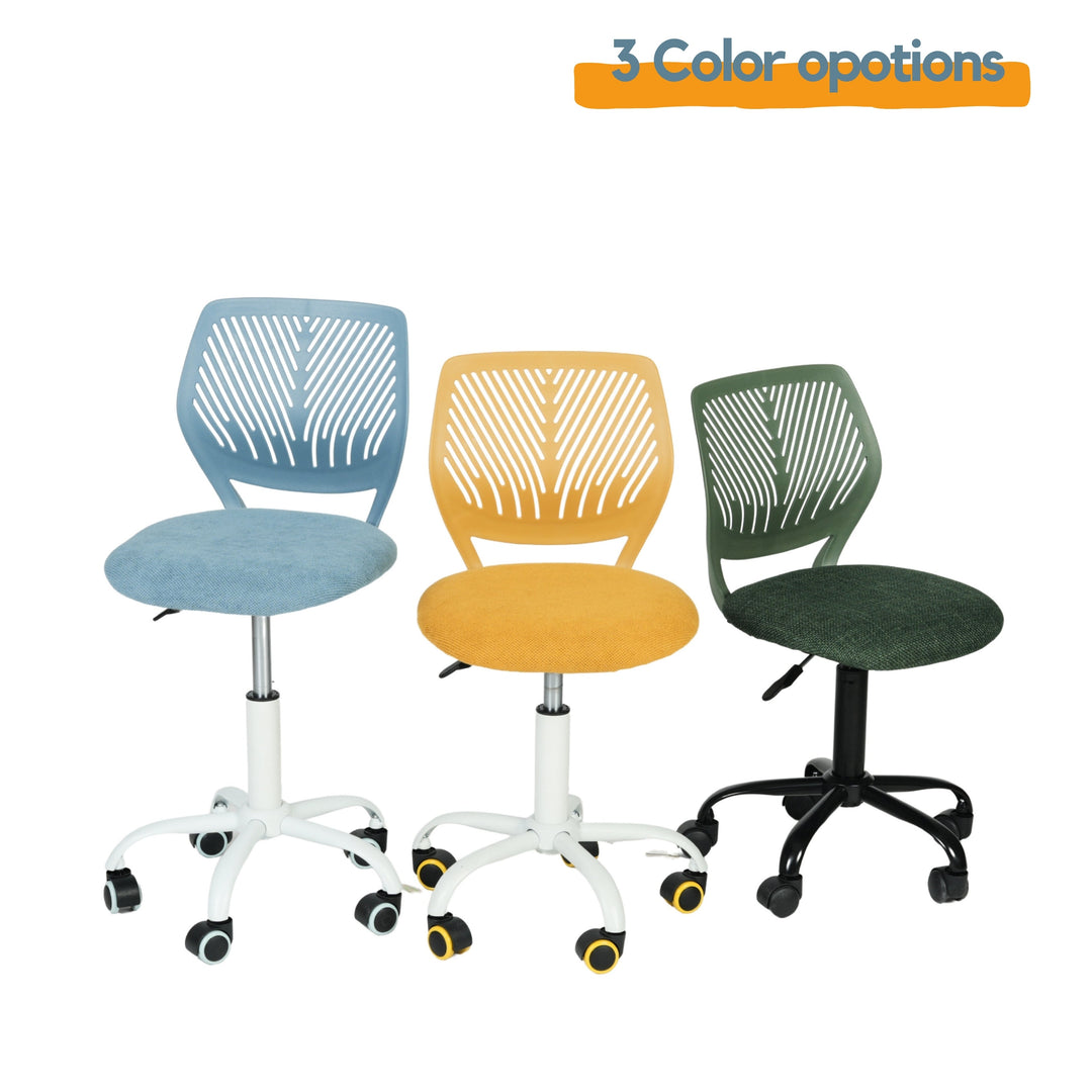 Carnation Fabric Study Chair - Morandi Colors, Ergonomic Design