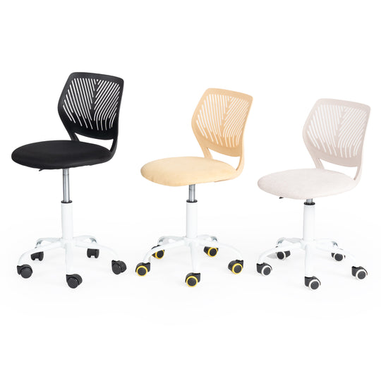 Carnation Fabric Study Chair - Morandi Colors, Ergonomic Design