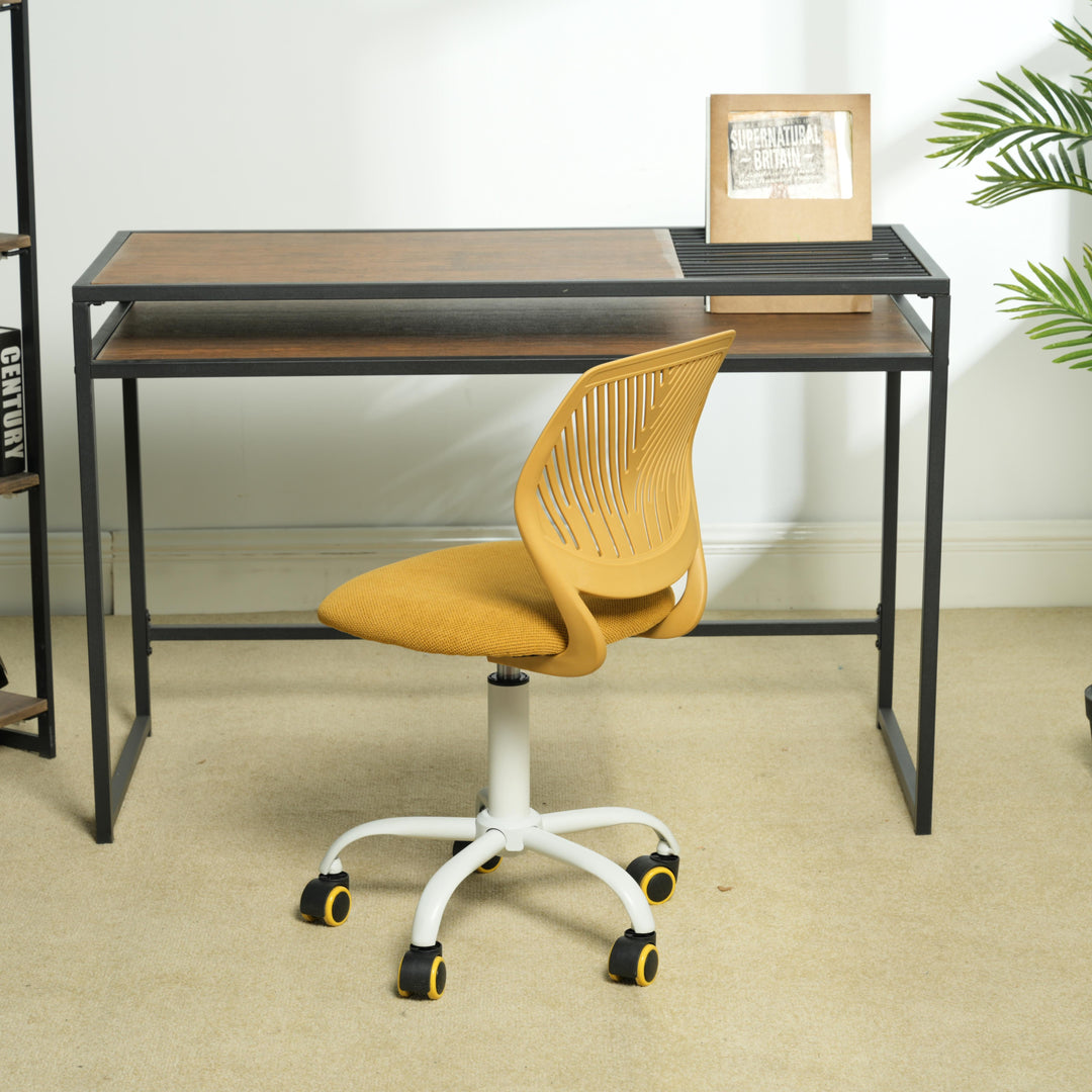 Carnation Fabric Study Chair - Morandi Colors, Ergonomic Design