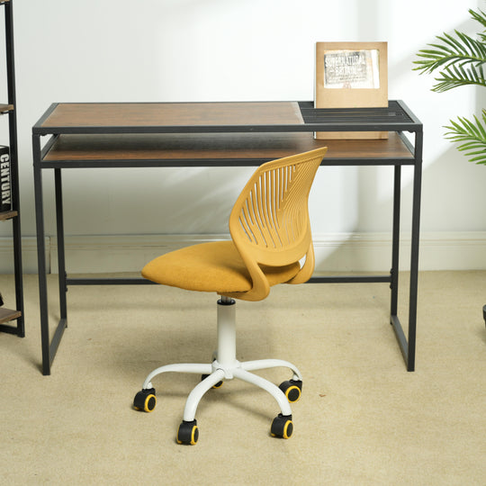 Carnation Fabric Study Chair - Morandi Colors, Ergonomic Design