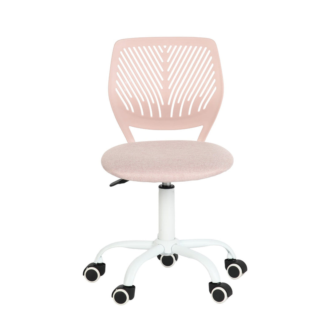 Carnation Fabric Study Chair - Morandi Colors, Ergonomic Design