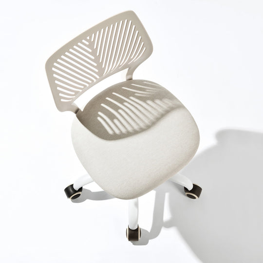 Carnation Fabric Study Chair - Morandi Colors, Ergonomic Design