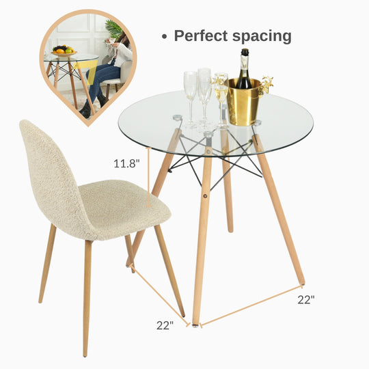 Chad Round top Kitchen Dining Table