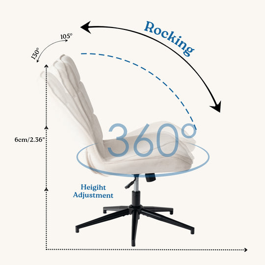 Charlotte Comfortable Adjustable Accent Chair-HOMY CASA