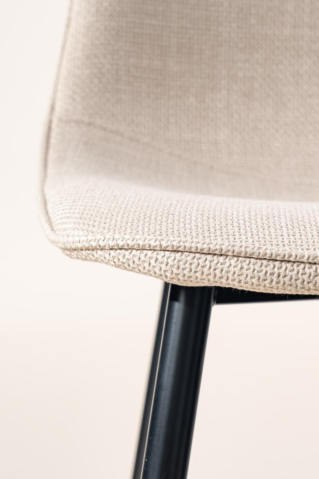 Charlton Stylish Tweed fabric Modern Dining Chairs-HOMY CASA