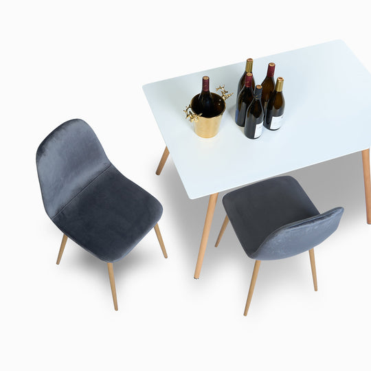Charlton Velvet Stylish Upholstered Dining Chair-HOMY CASA