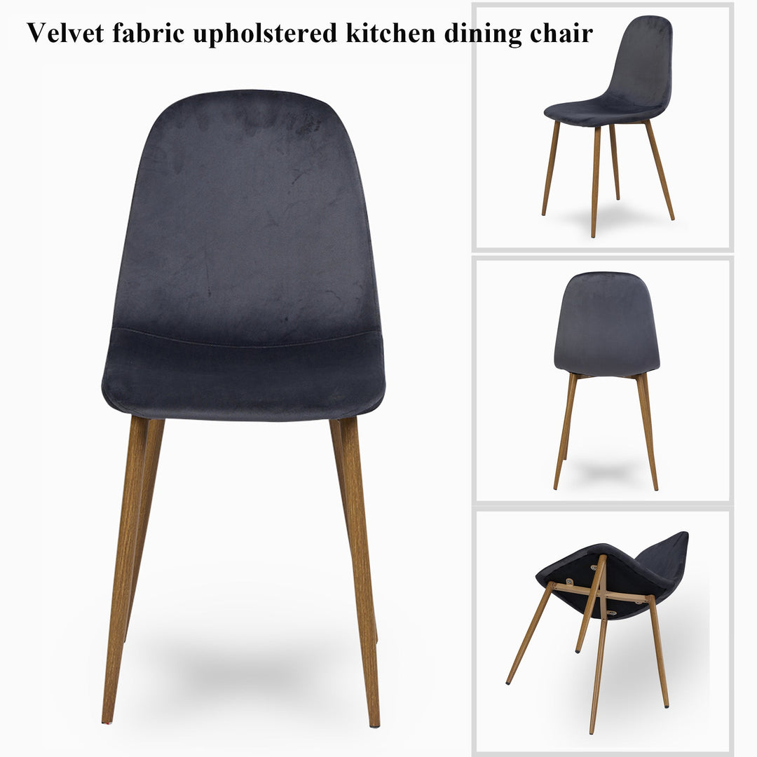 Charlton Velvet Stylish Upholstered Dining Chair-HOMY CASA