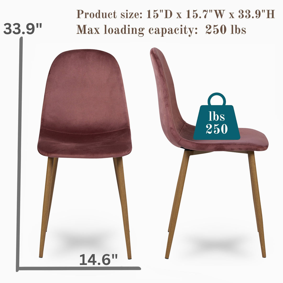 Charlton Velvet Stylish Upholstered Dining Chair-HOMY CASA