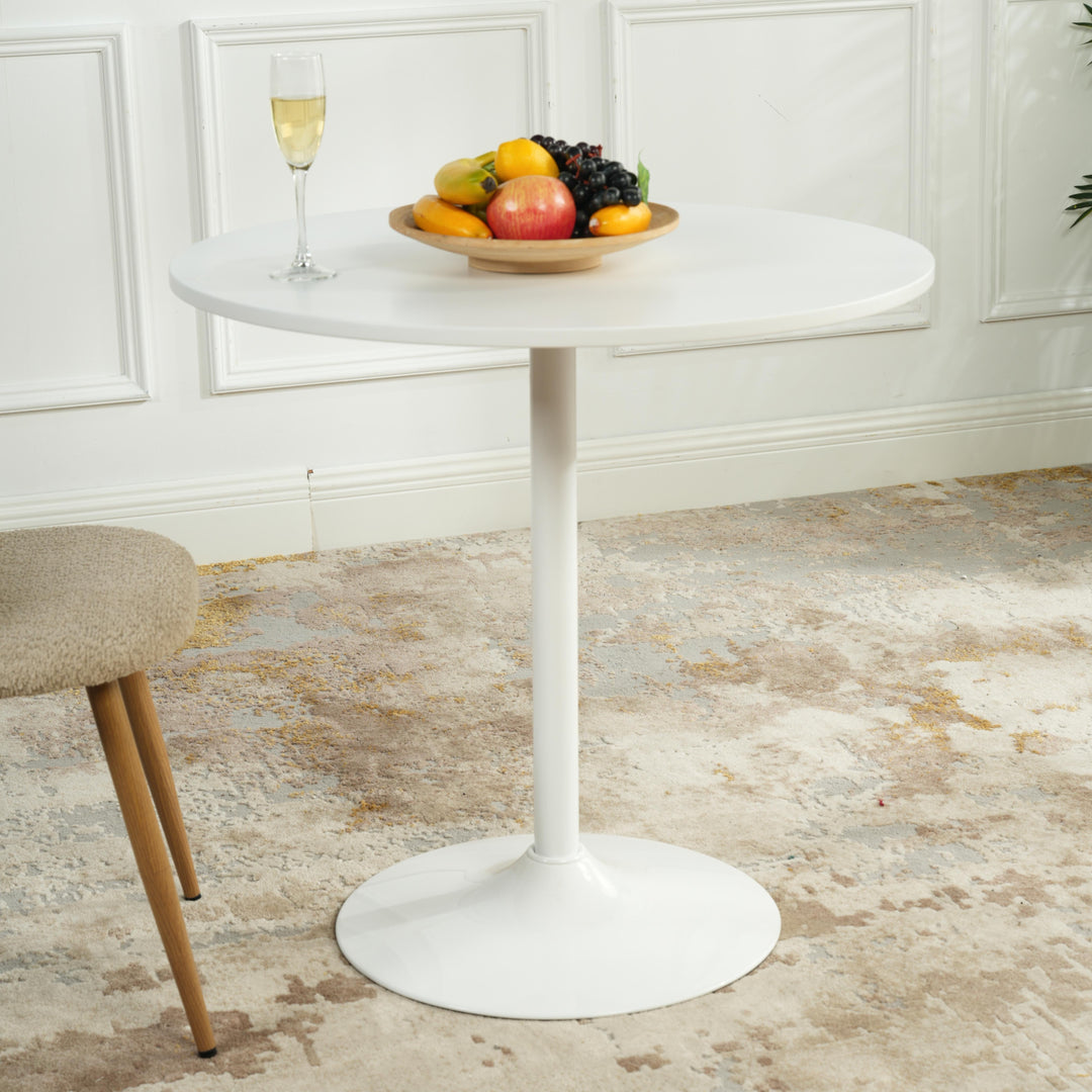 Clift Modern Round Black Dining Table for Stylish Living and Dining Spaces-HOMY CASA