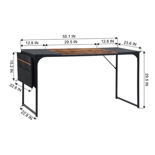 Dembe Wooden top Computer Desk