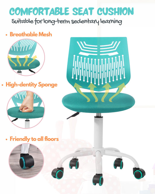 Favorsa Ergonomic Study Chair, Adjustable, Skeleton Backrest