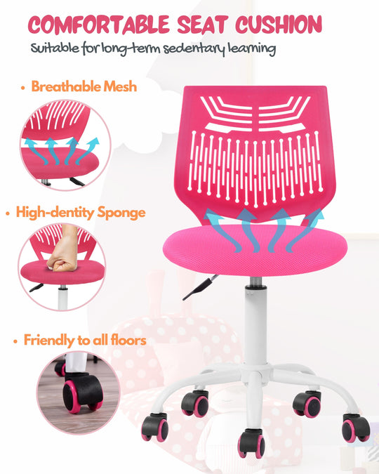 Favorsa Ergonomic Study Chair, Adjustable, Skeleton Backrest