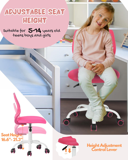 Favorsa Ergonomic Study Chair, Adjustable, Skeleton Backrest