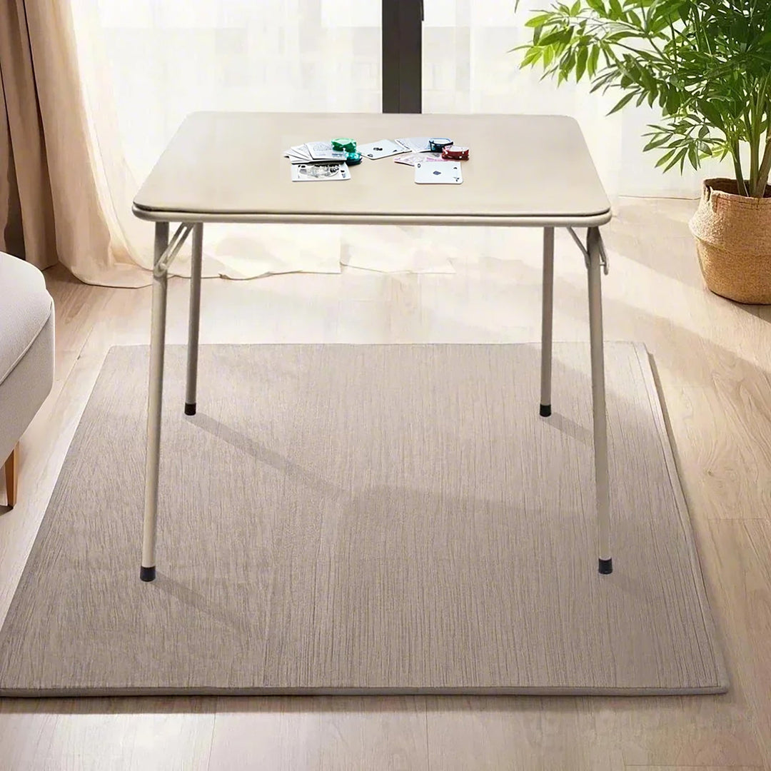Fern Folding Black Table for Dining and Work, Space-Saving