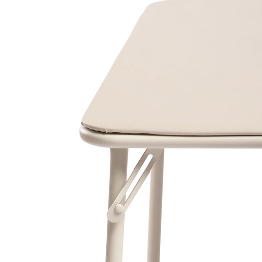 Fern Folding Black Table for Dining and Work, Space-Saving