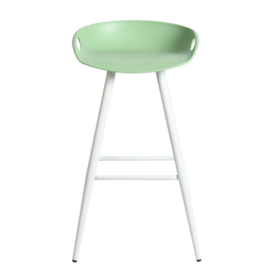 Fiyan Modern Metal Leg Barstoo with Plastic seat