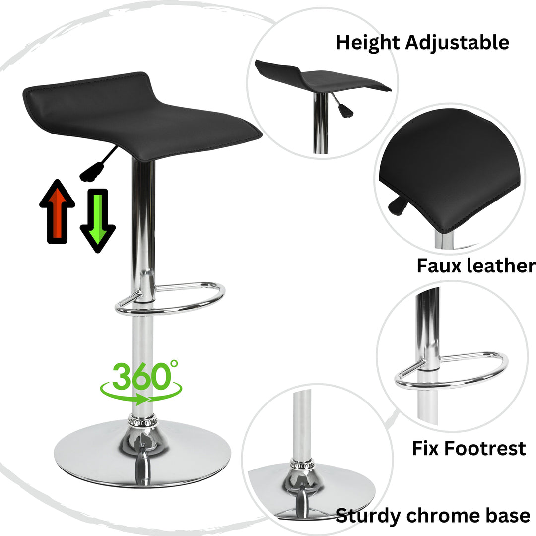 Flanagan Height Adjustable Bar Stool