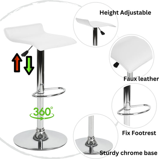 Flanagan Height Adjustable Bar Stool