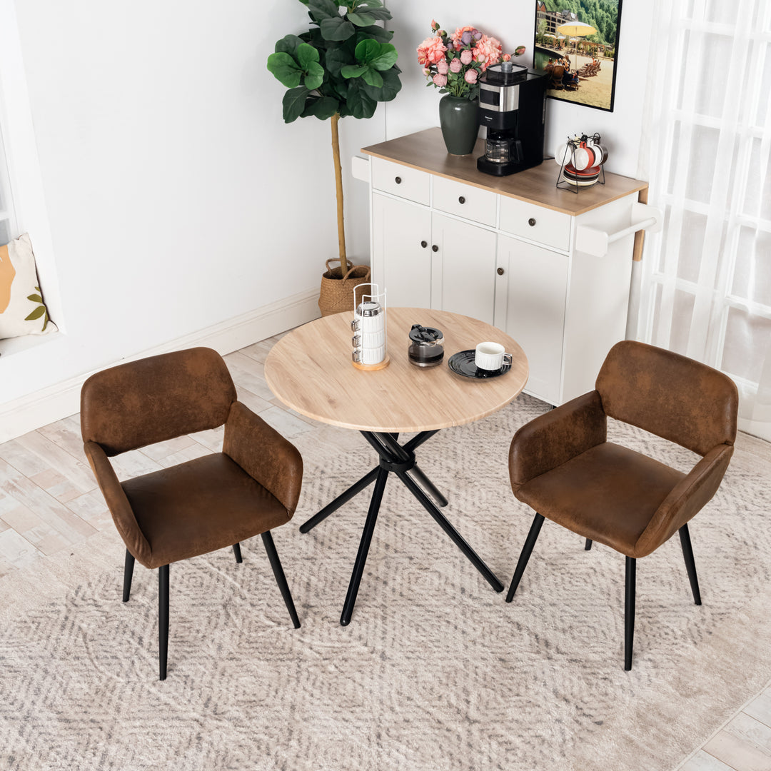 Fontana Round Dining Table, Modern Design for Small Spaces