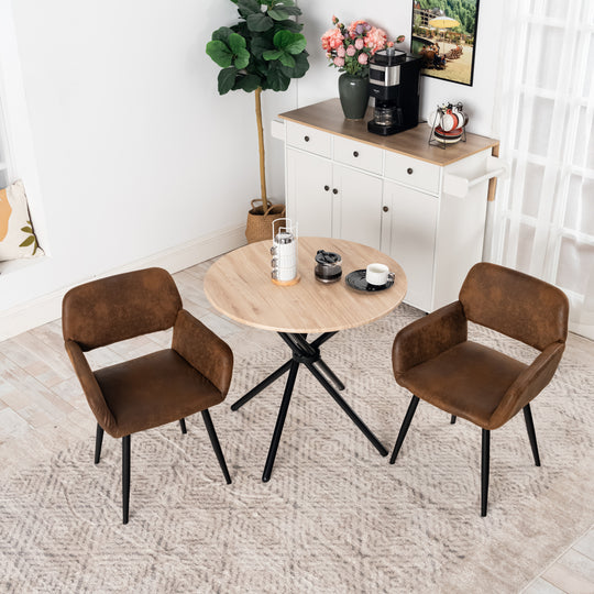 Fontana Round Dining Table, Modern Design for Small Spaces