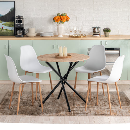 Fontana Round Dining Table, Modern Design for Small Spaces