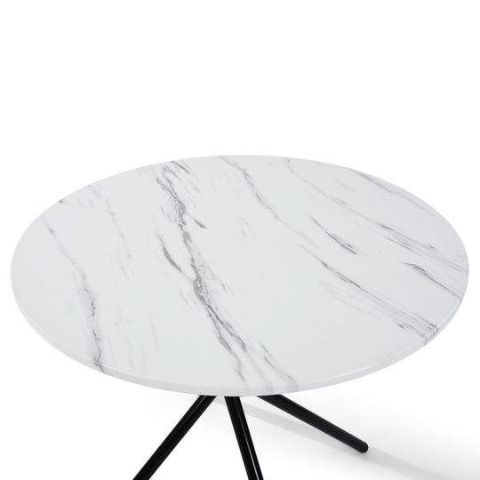 Fontana Round Dining Table, Modern Design for Small Spaces