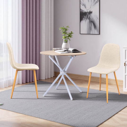 Fontana Round Dining Table, Modern Design for Small Spaces