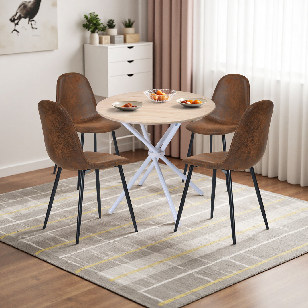 Fontana Round Dining Table, Modern Design for Small Spaces