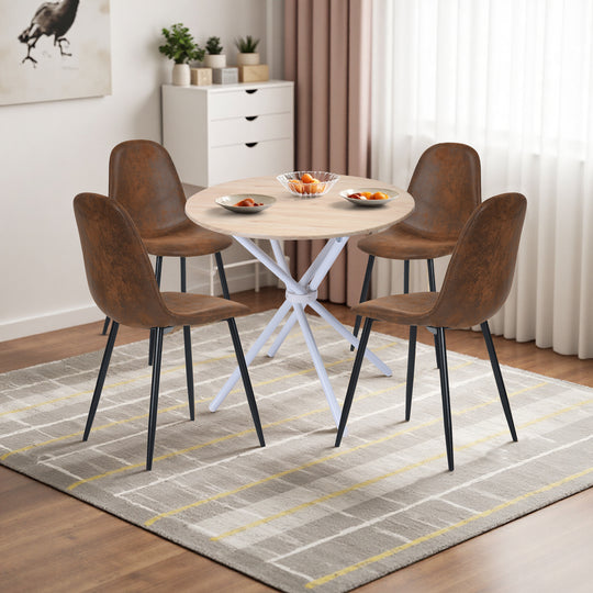 Fontana Round Dining Table, Modern Design for Small Spaces