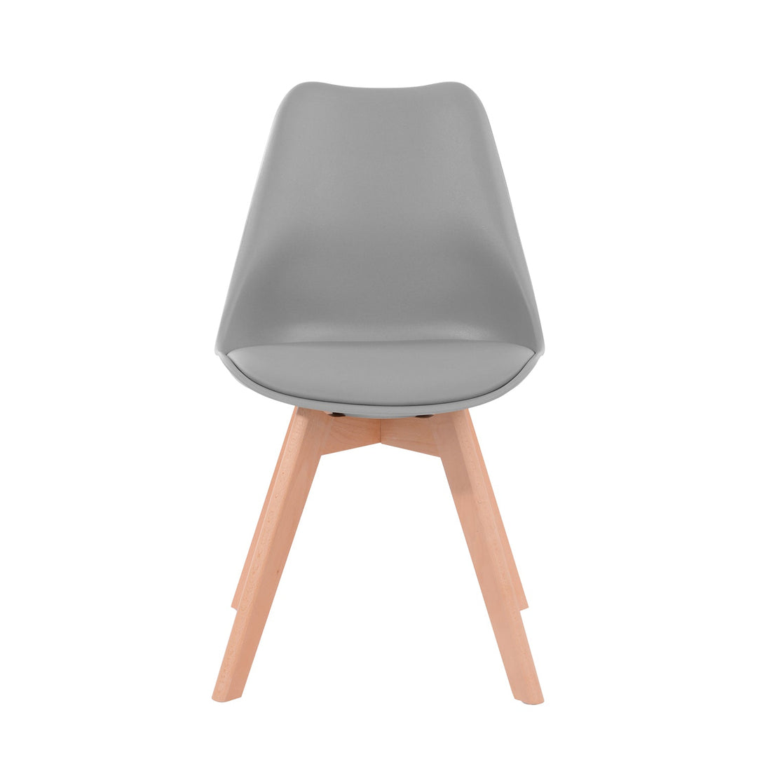 HomyCasa Set of 4 Ergonomic Backrest Upholstered Dining Chair FRANKFURT - HomyCasa