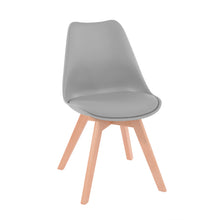 Load image into Gallery viewer, HomyCasa Set of 4 Ergonomic Backrest Upholstered Dining Chair FRANKFURT
